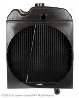 Gas and diesel tractors with non-pressurized cooling systems use this radiator. In stock, ready to ship!