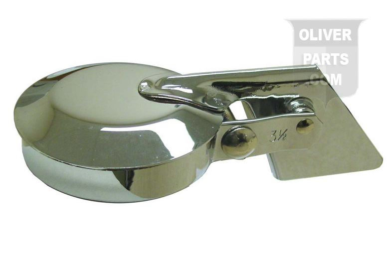 Chrome Plated Rain Cap Fits Oliver Super 66, Super 77, Super 88, 660, 770, and 880 Gas or Diesel. 3-1/2\