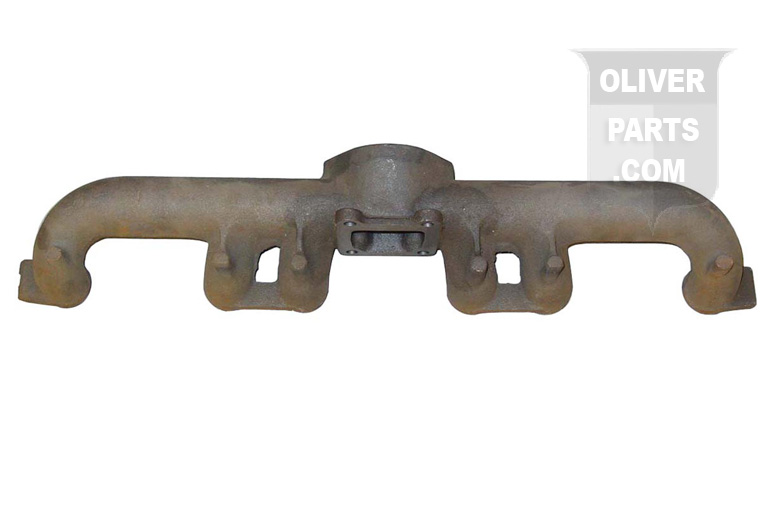Exhaust Manifold Fits Oliver:770, 1550, 1555, 77, and Super 77 Gas Tractors. Replaces Oliver PN#:161158A and 161818A.