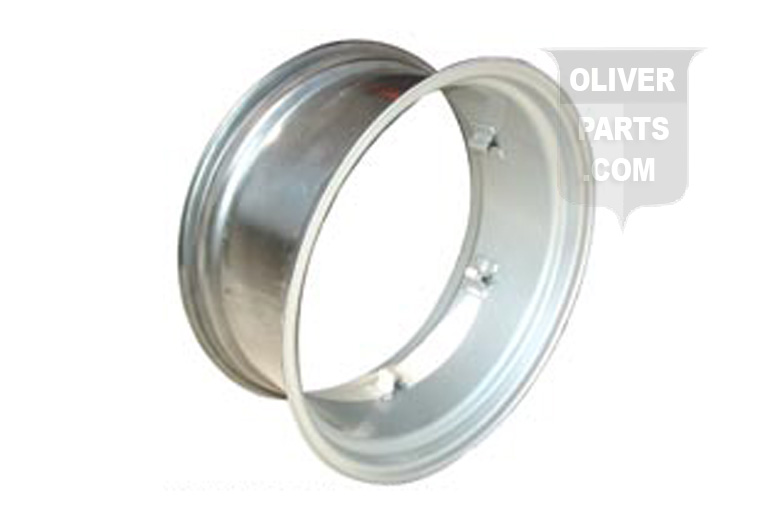 12X28 6 Loop Rear Rim for Oliver Super 55 and up.

Please check and measure your tractor closely because if this rim does not fit, we do not pay return shipping on rims.