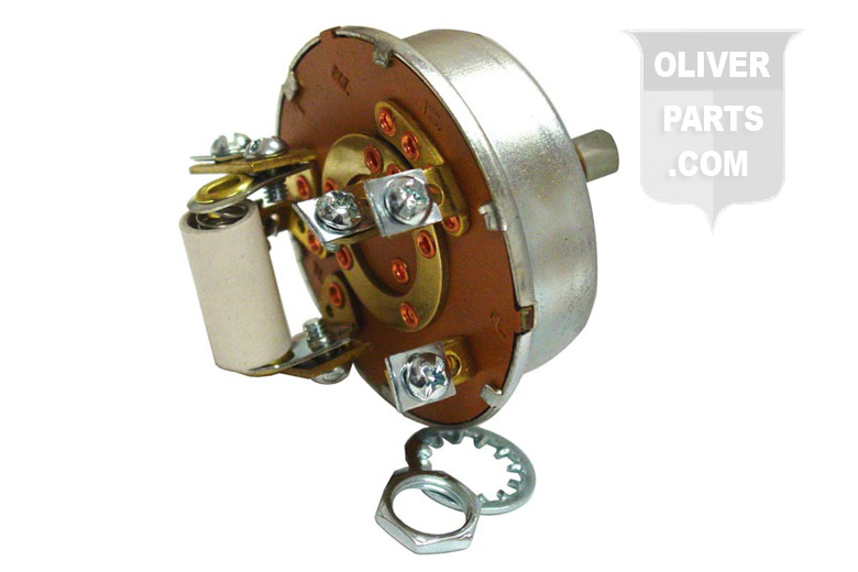 Combination Starter and Light Switch. Serviceable for Oliver: 66, Super 66, 77, Super 77, 88, and Super 88. Five Screw Type Terminals. Replaces Oliver PN#: 1k7354 and 1k7354a.
