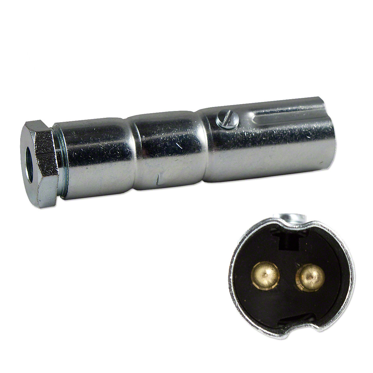 Auxiliary Male 2 Pin Connector Plug