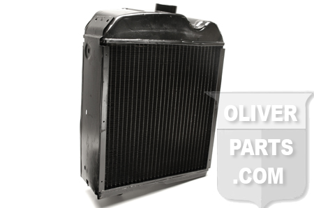 Gas and diesel tractors with non-pressurized cooling systems use this radiator. 