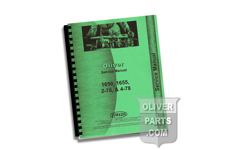 Oliver 1655 Service Manual