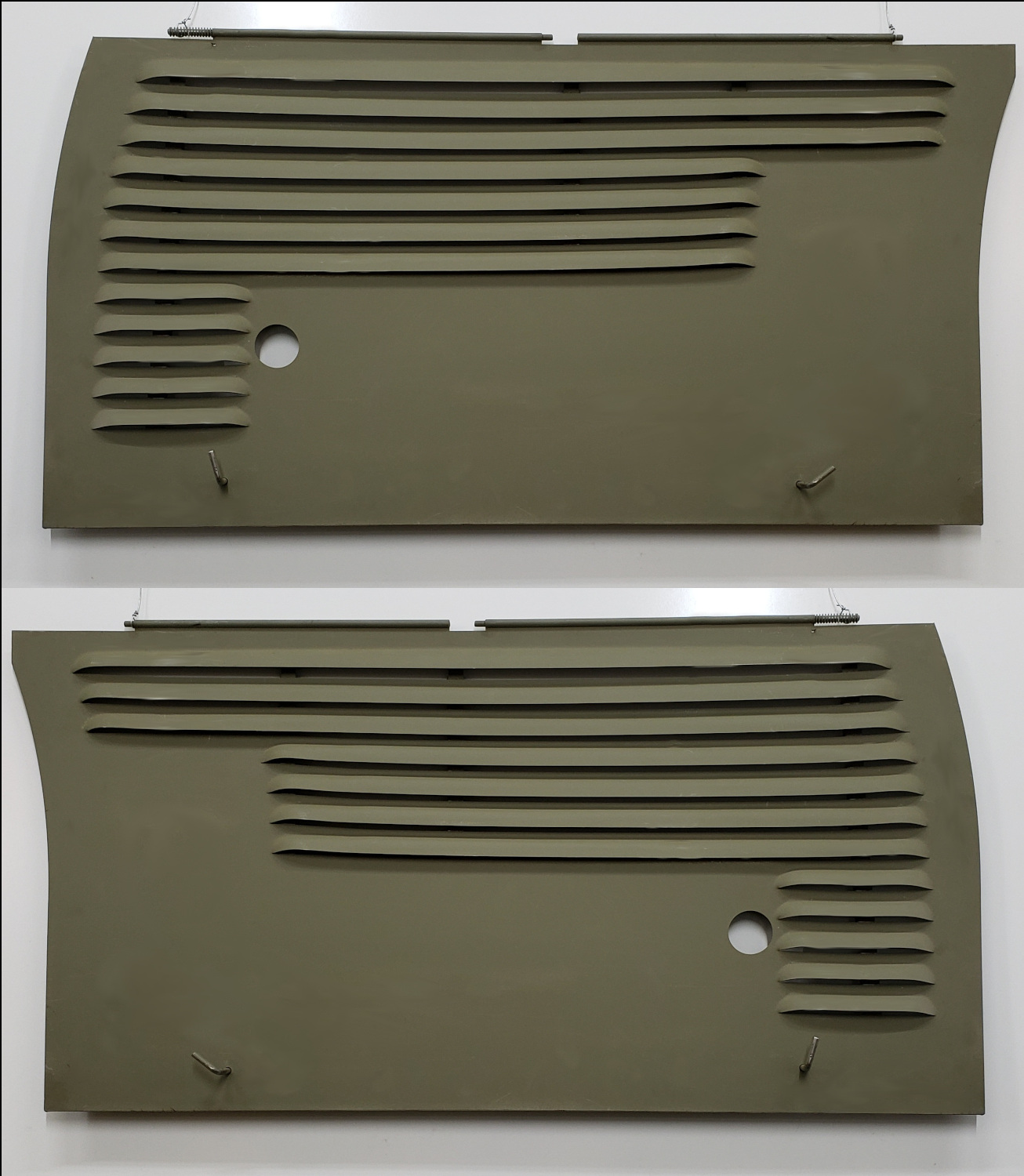 Pair Engine Front Side Panels 5 gear - 70 Row Crop