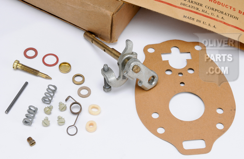 This is one of the last few remaining factory carburetor kits for Oliver 77 KD.