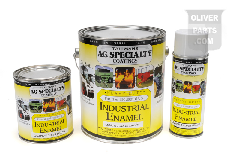 Oliver tractors that have a yellow grille use this shade of yellow paint. Reducer is not recommended. This paint does not require reducer. If you feel you want a reducer, the manufacturer recommends pure naptha. Hardener is not required but it is an option.