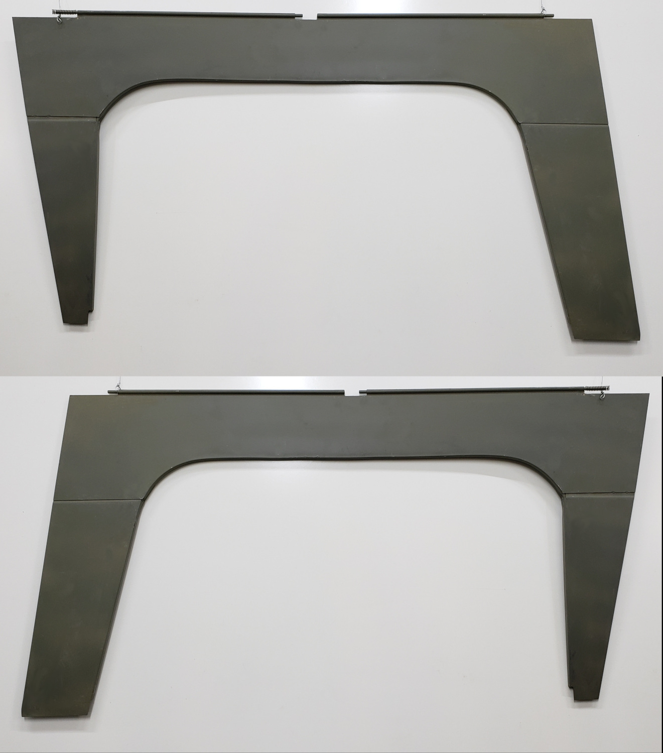 PAIR FRONT SMOOTH ENGINE PANELS 880 ( NO DECAL RECESS! )