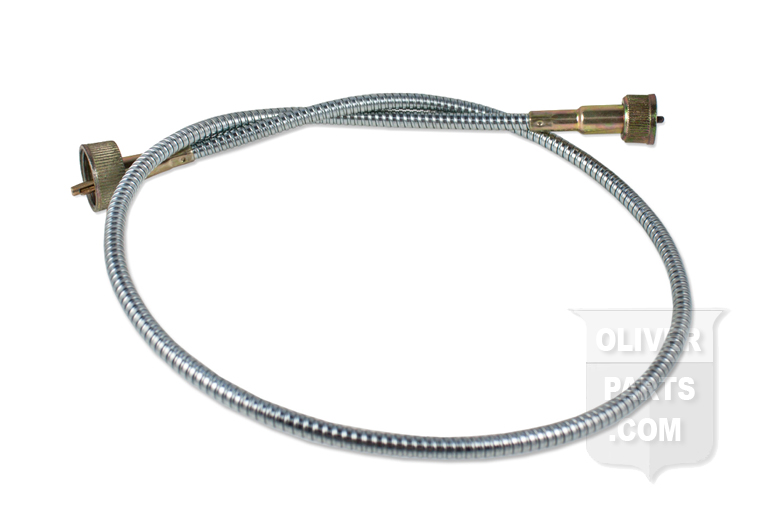 This tachometer cable is for Oliver Super 55 & 550. It's 33 1/2 long with a metal sheath
and replaces Oliver PN# 1ES5231.