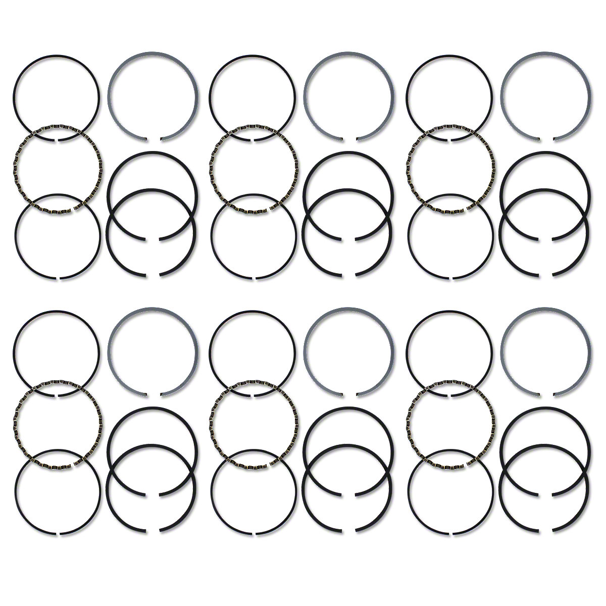 Piston Ring Set 6-Cylinder