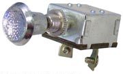 This switch has a small enough shank to fit in the dash on Oliver tractors. Some of the factory switches were 3 position to allow for the rear light to be operated separately from the front lights. This is a 2 position switch, so all of the light will some on at once. If you use this as an ignition switch you can replace the factory 2 position switch, or the key start in tractors equipped with a key start.
UNIVERSAL 2 POSITION PUSH/PULL STARTER & LIGHT SWITCH will work on Oliver Tractors.
Other Info: Fits AG and Light Industrial Equipment
Dimensions