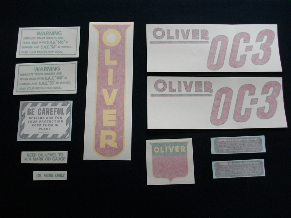 OC3 Vinyl Decal Set