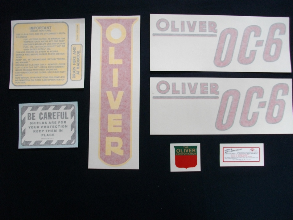 OC6 Red (Vinyl Decal Set)