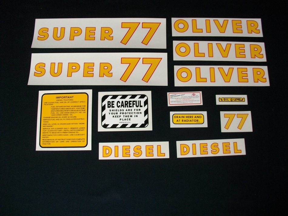 Oliver Super 77 Diesel (Oliver Super 77 Diesel Set)