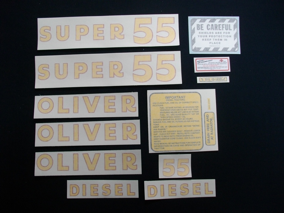 Super 55 Diesel (Vinyl Decal Set)