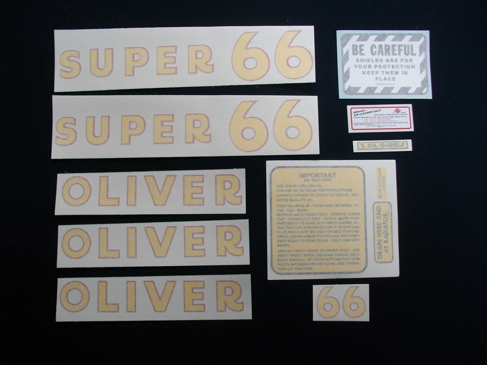Super 66 (Vinyl Decal Set)
