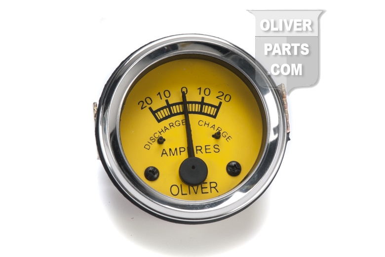Amp Gauge (20-0-20) Fits Oliver:Super 44, Super 55, 66, Super 66, 77, Super 77, 88, Super 88, 440, 660. Will also work for Oliver 60, 70, and 80 But has a different face color.