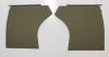 Pair Engine Rear "clutch cover" Side Panels - 60  Row Crop